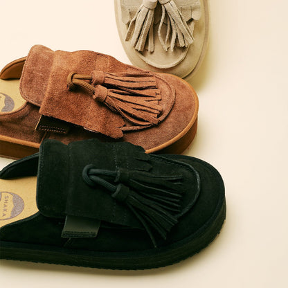 SHAKA キルトタッセル付き厚底ミュールサンダルTASSEL LOAFER MULE PLATFORM [レディース][2025 秋冬] SK - 340 - SHAKA(シャカ)公式オンラインストア