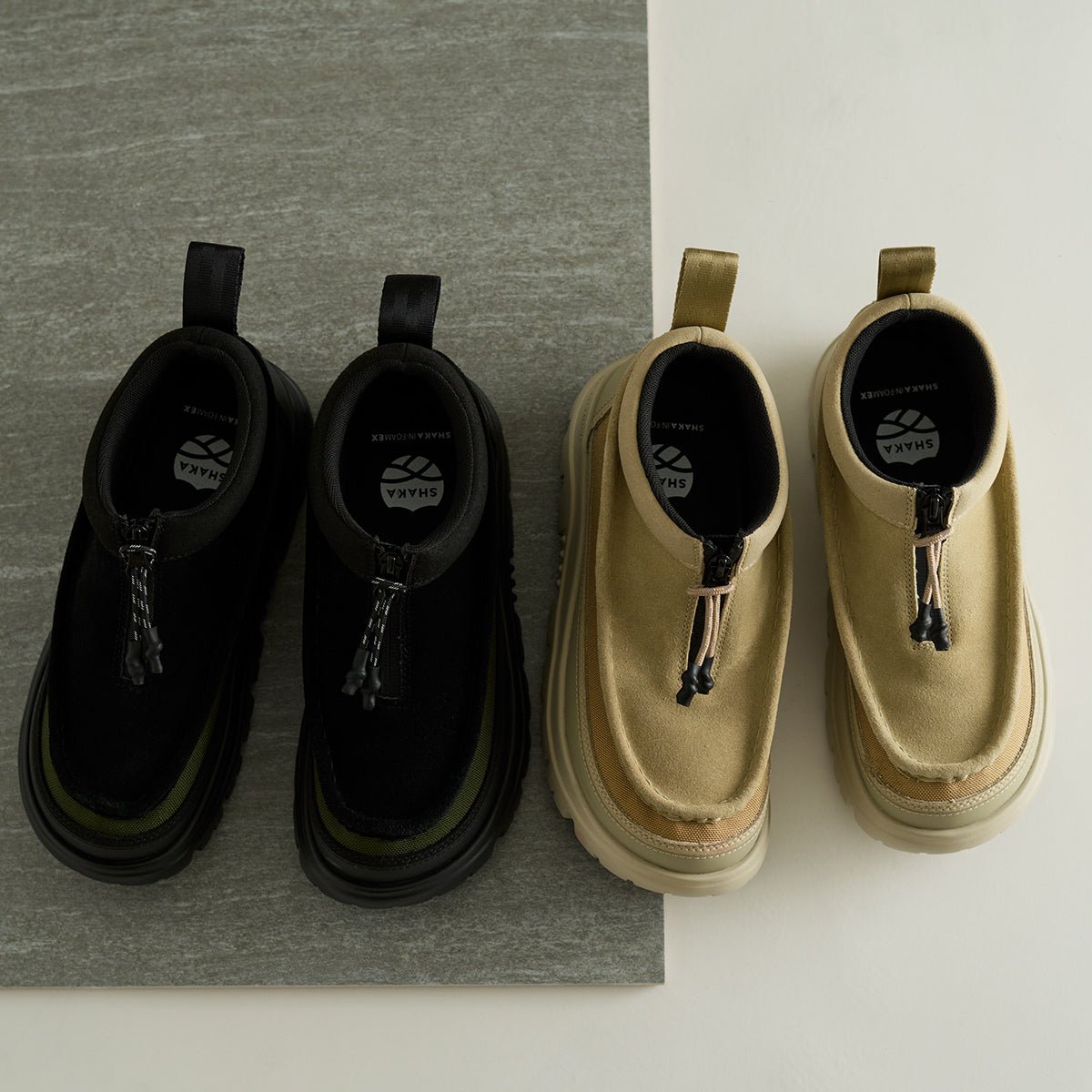 SHAKA ジップモカシンシューズZIP MOCCASIN BOOTIE EX [メンズ